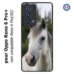 Coque pour Oppo Reno 6 Pro+ Coque cheval blanc - tête de cheval