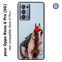 Coque pour Oppo Reno 6 Pro (5G) Coque cheval robe pie - bride cheval