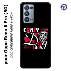 Coque pour Oppo Reno 6 Pro (5G) Crazy Dog Lady - Chien