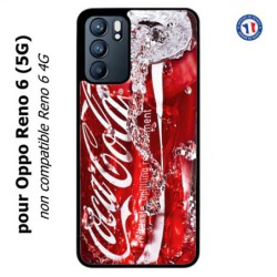 Coque pour Oppo Reno 6 (5G) Coca-Cola Rouge Original