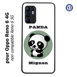Coque pour Oppo Reno 6 4G Panda tout mignon
