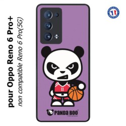 Coque pour Oppo Reno 6 Pro+ PANDA BOO© Basket Sport Ballon - coque humour