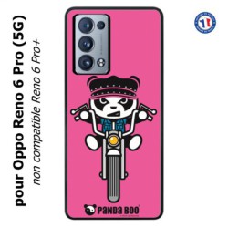 Coque pour Oppo Reno 6 Pro (5G) PANDA BOO© Moto Biker - coque humour