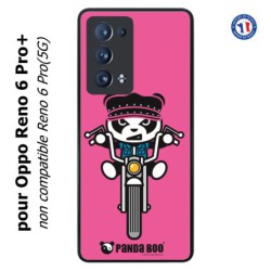 Coque pour Oppo Reno 6 Pro+ PANDA BOO© Moto Biker - coque humour