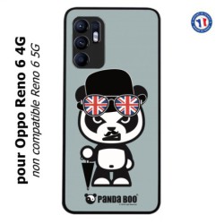 Coque pour Oppo Reno 6 4G PANDA BOO© So British  - coque humour