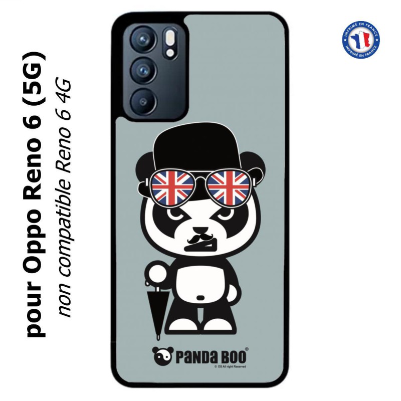 Coque pour Oppo Reno 6 (5G) PANDA BOO© So British  - coque humour