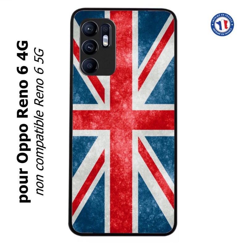 Coque pour Oppo Reno 6 4G Drapeau Royaume uni - United Kingdom Flag