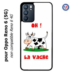 Coque pour Oppo Reno 6 (5G) Oh la vache - coque humoristique
