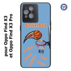 Coque pour Oppo Find X3 et Find X3 Pro fan Basket