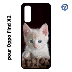 Coque pour Oppo Find X2 Bébé chat tout mignon - chaton yeux bleus
