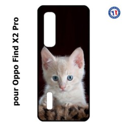 Coque pour Oppo Find X2 PRO Bébé chat tout mignon - chaton yeux bleus