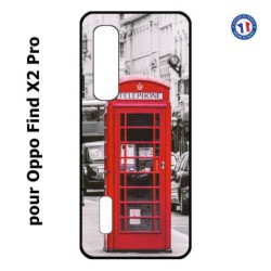 Coque pour Oppo Find X2 PRO Cabine téléphone Londres - Cabine rouge London