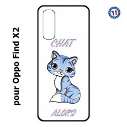 Coque pour Oppo Find X2 Chat alors