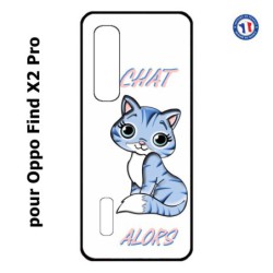Coque pour Oppo Find X2 PRO Chat alors
