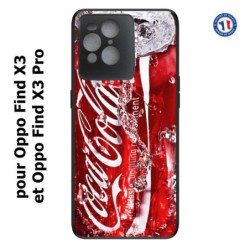 Coque pour Oppo Find X3 et Find X3 Pro Coca-Cola Rouge Original