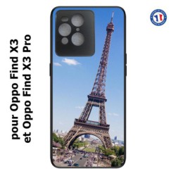 Coque pour Oppo Find X3 et Find X3 Pro Tour Eiffel Paris France