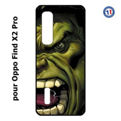 Coque pour Oppo Find X2 PRO Monstre Vert Hurlant
