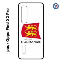 Coque pour Oppo Find X2 PRO Logo Normandie - Écusson Normandie - 2 léopards