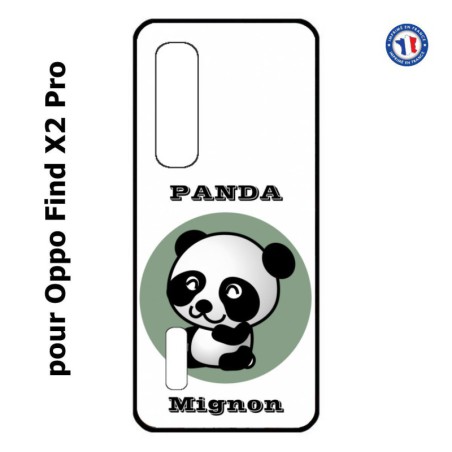Coque pour Oppo Find X2 PRO Panda tout mignon