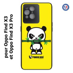 Coque pour Oppo Find X3 et Find X3 Pro PANDA BOO© Bamboo à pleine dents - coque humour