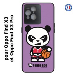 Coque pour Oppo Find X3 et Find X3 Pro PANDA BOO© Basket Sport Ballon - coque humour