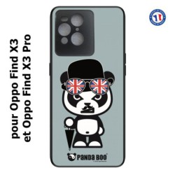Coque pour Oppo Find X3 et Find X3 Pro PANDA BOO© So British  - coque humour