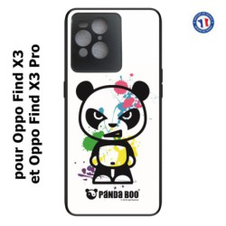 Coque pour Oppo Find X3 et Find X3 Pro PANDA BOO© paintball color flash - coque humour