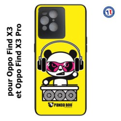 Coque pour Oppo Find X3 et Find X3 Pro PANDA BOO© DJ music - coque humour
