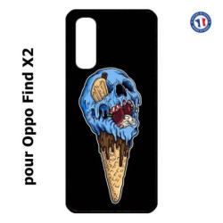 Coque pour Oppo Find X2 Ice Skull - Crâne Glace - Cône Crâne - skull art