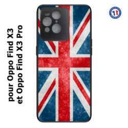 Coque pour Oppo Find X3 et Find X3 Pro Drapeau Royaume uni - United Kingdom Flag