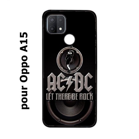 Coque pour Oppo A15 groupe rock AC/DC musique rock ACDC