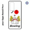 Coque pour Oppo Reno5 Pro+ J'aime le Bowling