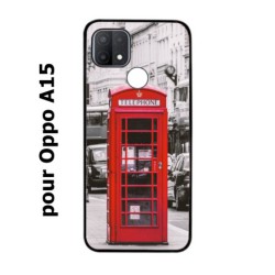 Coque pour Oppo A15 Cabine téléphone Londres - Cabine rouge London