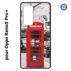 Coque pour Oppo Reno5 Pro+ Cabine téléphone Londres - Cabine rouge London