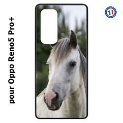 Coque pour Oppo Reno5 Pro+ Coque cheval blanc - tête de cheval