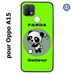 Coque pour Oppo A15 Panda golfeur - sport golf - panda mignon
