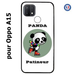 Coque pour Oppo A15 Panda patineur patineuse - sport patinage