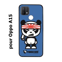 Coque pour Oppo A15 PANDA BOO© Banzaï Samouraï japonais - coque humour