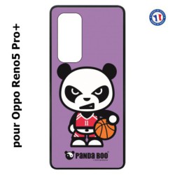 Coque pour Oppo Reno5 Pro+ PANDA BOO© Basket Sport Ballon - coque humour
