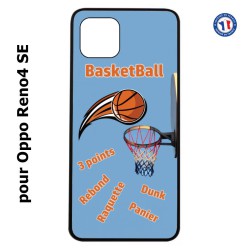 Coque pour Oppo Reno4 SE fan Basket