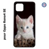 Coque pour Oppo Reno4 SE Bébé chat tout mignon - chaton yeux bleus