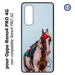 Coque pour Oppo Reno4 PRO 4G Coque cheval robe pie - bride cheval