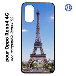 Coque pour Oppo Reno4 4G Tour Eiffel Paris France