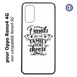 Coque pour Oppo Reno4 4G Friends are the family you choose - citation amis famille