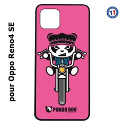Coque pour Oppo Reno4 SE PANDA BOO© Moto Biker - coque humour