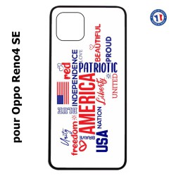 Coque pour Oppo Reno4 SE USA lovers - drapeau USA - patriot