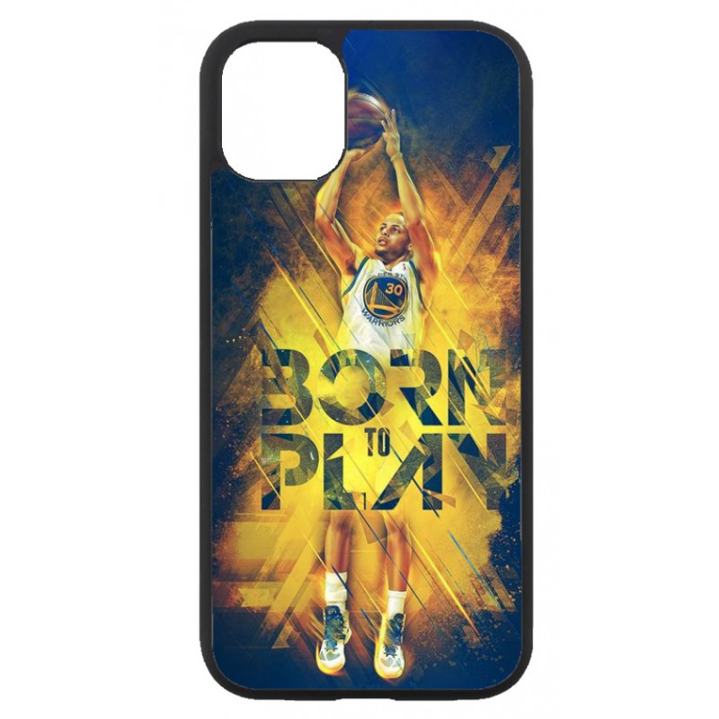 Coque noire pour Iphone 11 Stephen Curry NBA Golden State Born to Play