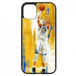 Coque noire pour Iphone 11 Stephen Curry Golden State Warriors Shoot Basket