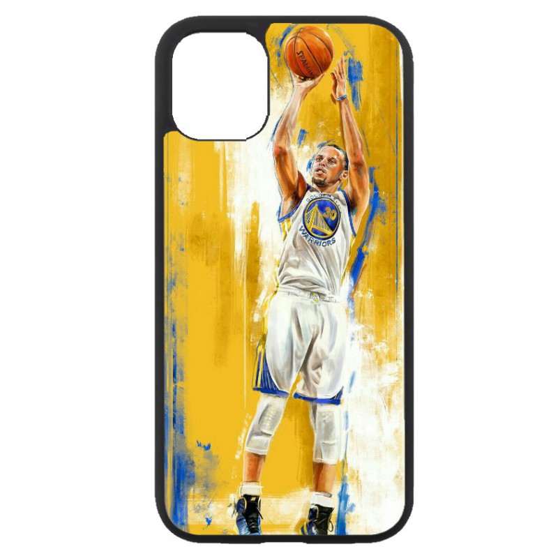 Coque noire pour Iphone 11 Stephen Curry Golden State Warriors Shoot Basket