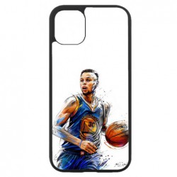 Coque noire pour Iphone 11 Stephen Curry Golden State Warriors dribble Basket